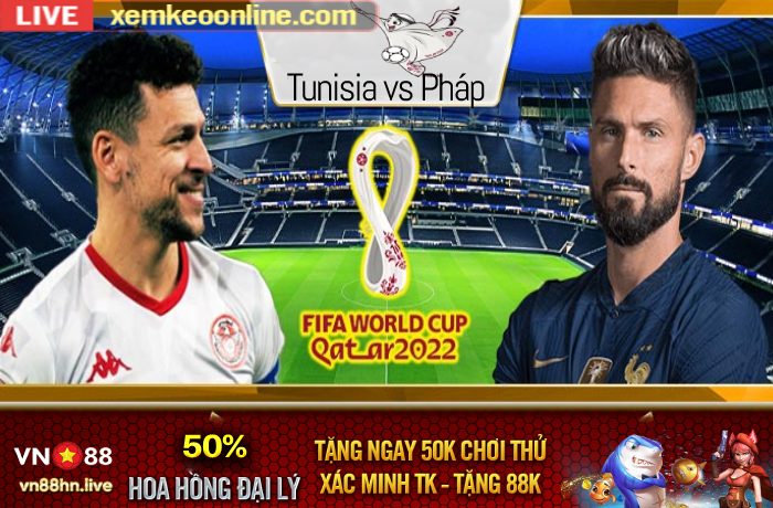 Tunisia vs Phap 1