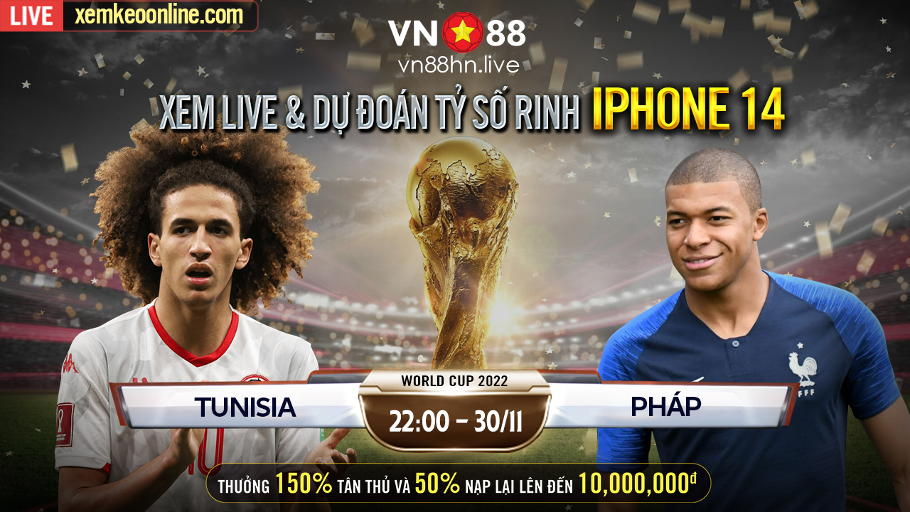 Tunisia vs Phap