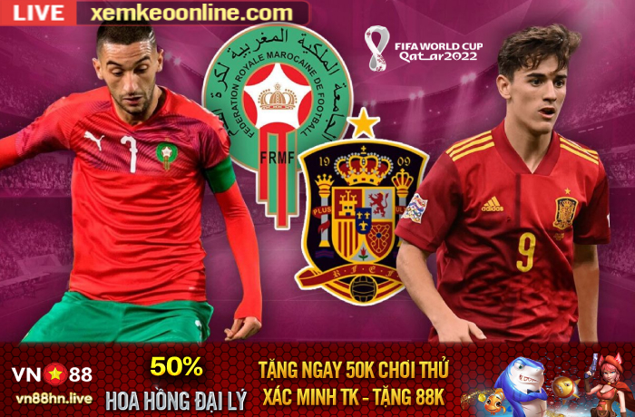 Morocco vs Tay Ban Nha 3