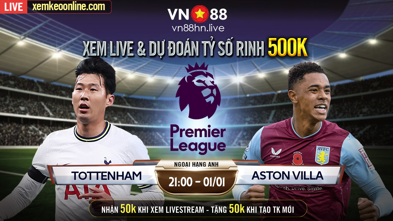 Totenham vs Aston Villa Highlights Giải Ngoại Hạng Anh