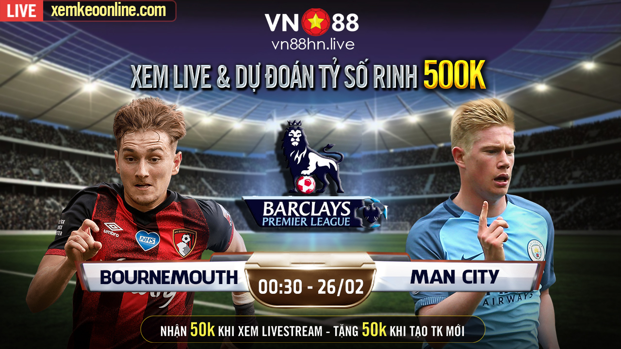 Bournemouth vs Man City