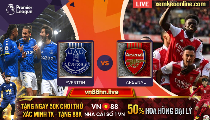 Soi keo Everton vs Arsenal 2