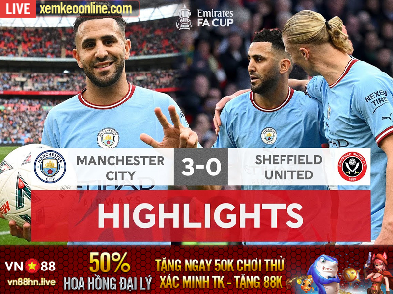 Highlights FA Cup | Man City 3-0 Sheffield United