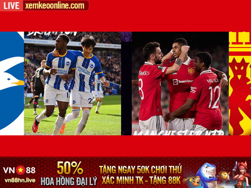 Soi kèo FA cup Brighton vs MU, 22h30 ngày 23/04/2023