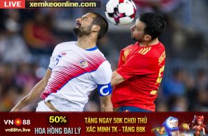 Tay Ban Nha vs Costa Rica 1 1