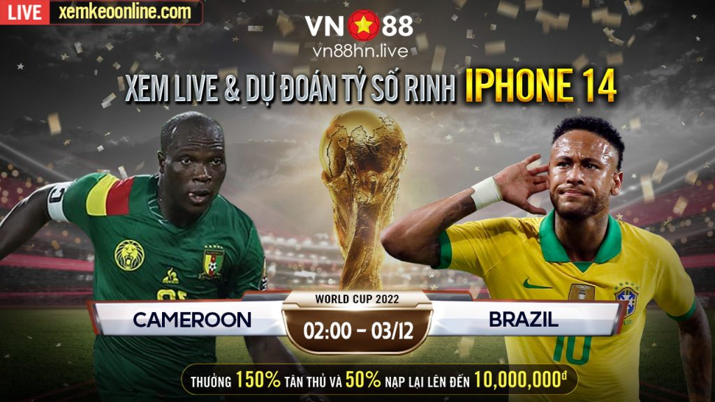 Cameroon vs Brazil