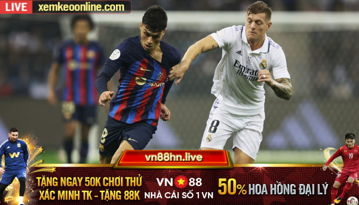 Barcelona vs Real Madrid 04 00 30 07 Giao Huu 1