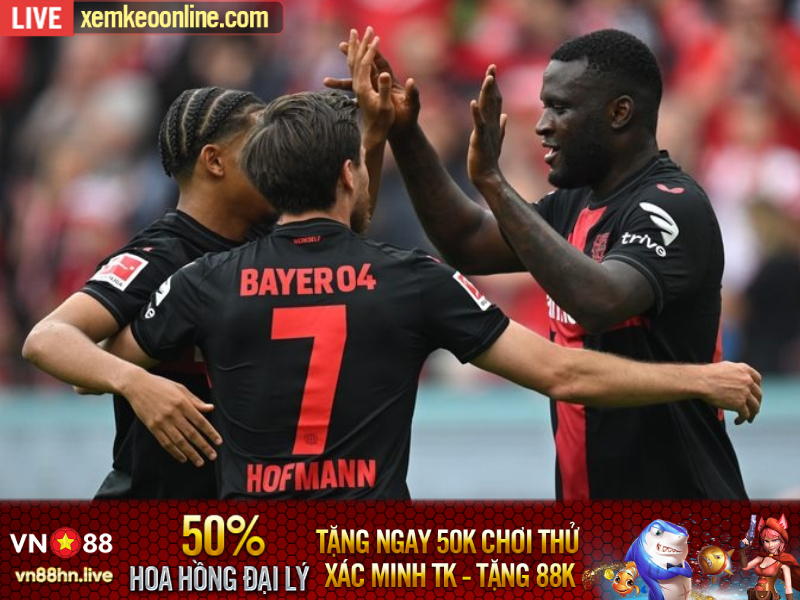 Leverkusen bất bại trọn mùa giải Bundesliga