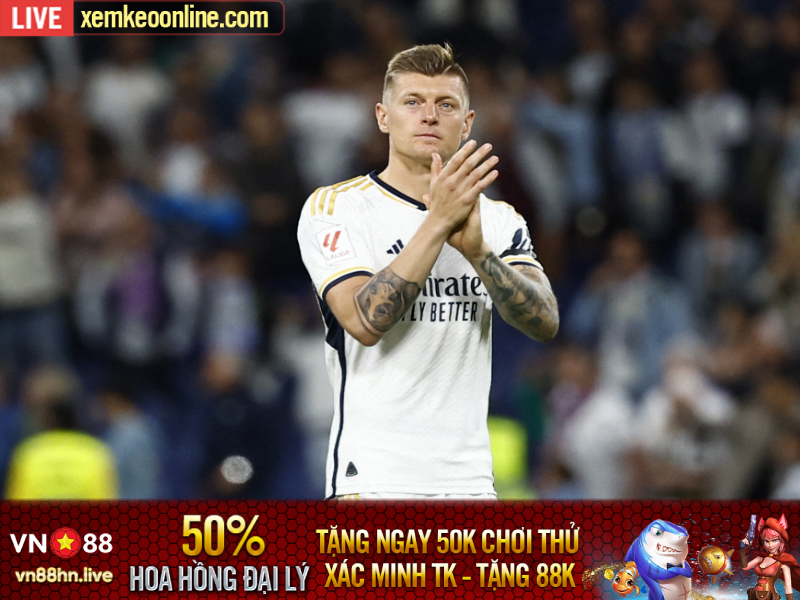 Toni Kroos giải nghệ sau Euro 2024