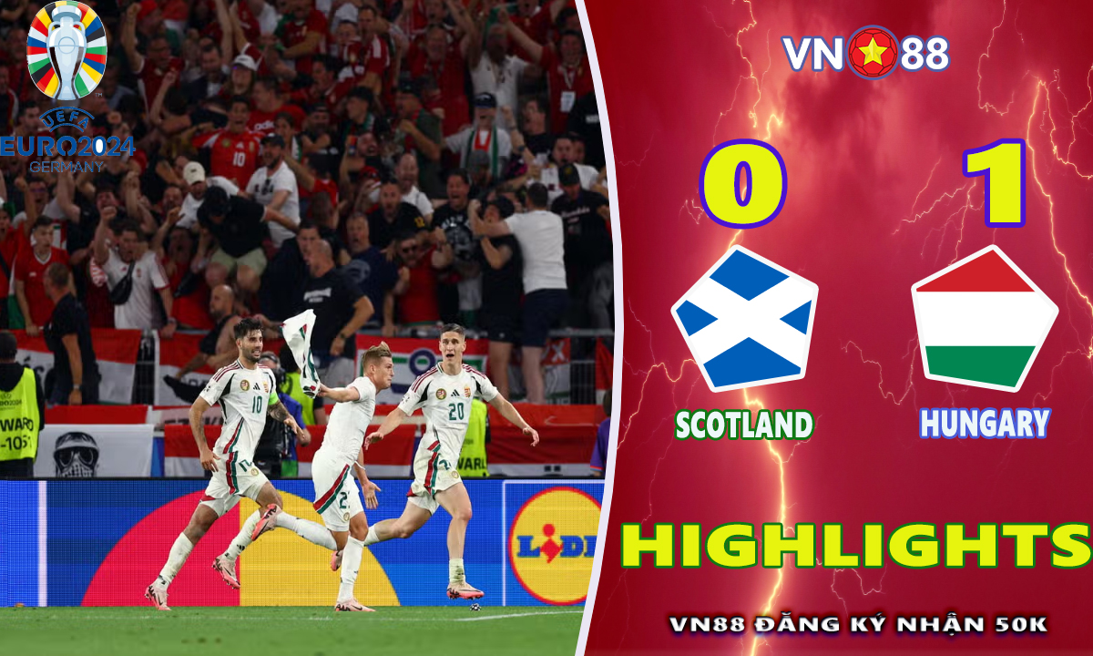 Hightlights EURO 2024 | Scotland 1-0 Hungary