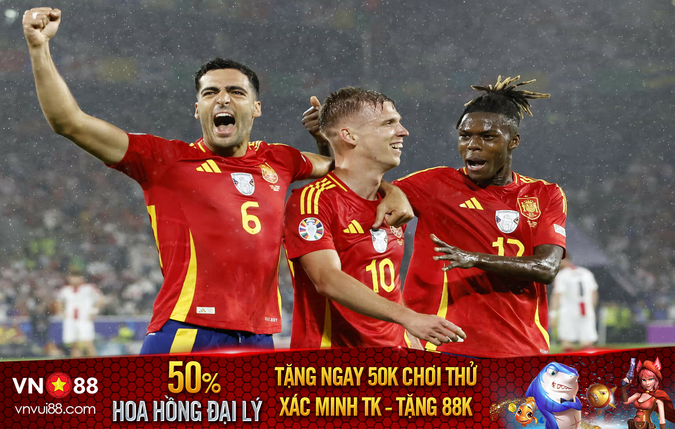 Xác định hai cặp đấu tứ kết đầu tiên ở Euro 2024