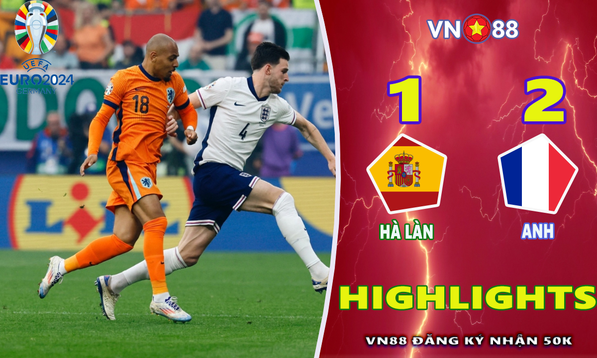 Hightlights EURO 2024 | Hà Lan 1 - 2 Anh